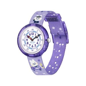 Montre FLIK FLAK Future dreams Chasing clouds enfant plastique biosourcÃ© bracelet PET recyclÃ© violet- MATY