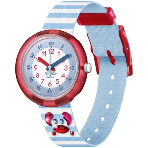 Montre FLIK FLAK Shine bright Shining crab enfant plastique biosourcÃ© bracelet PET recyclÃ© bleu- MATY