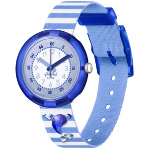 Montre FLIK FLAK Shine bright Shining dolphin enfant plastique biosourcé bracelet PET recyclé bleu- MATY