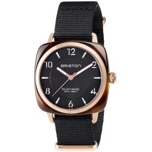 Montre BRISTON clubmaster chic femme bracelet tissu noir- MATY