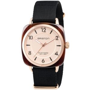 Montre BRISTON clubmaster chic femme bracelet tissu noir- MATY