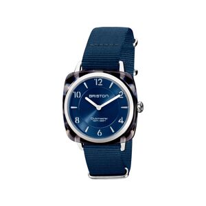 Montre BRISTON clubmaster chic femme bracelet tissu bleu nuit- MATY