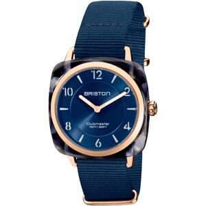 Montre BRISTON clubmaster chic femme bracelet tissu bleu nuit- MATY