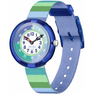 Montre FLIK FLAK Organized Chaos Stripy Green enfant bracelet pet recyclÃ© vert- MATY