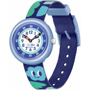 Montre FLIK FLAK Organized Chaos Smiling Clouds enfant bracelet pet recyclÃ© bleu- MATY