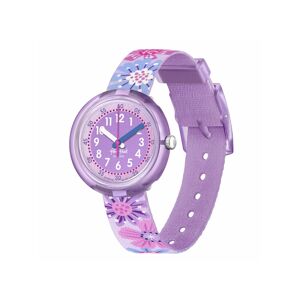 Montre FLIK FLAK Organized Chaos Flower Chaos enfant bracelet pet recyclé violet- MATY