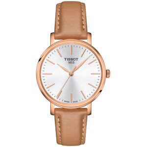 Montre TISSOT T-classic femme bracelet cuir beige- MATY