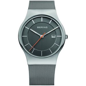 BERING Montre BÃ©ring homme acier bracelet milanais- MATY - Publicité