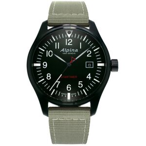 OUTLET -Montre Alpina homme quartz acier nylon