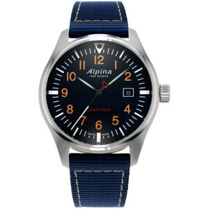 OUTLET -Montre Alpina homme acier nylon