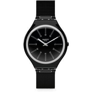 OUTLET -Montre Swatch homme plastique acier noir