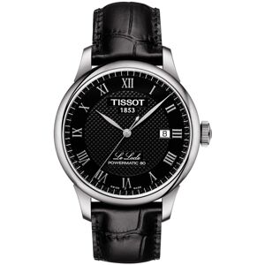 Montre Tissot homme automatique acier cuir noir- MATY - Publicité