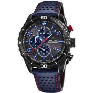 Montre Festina homme chronographe acier noir- MATY - Publicité