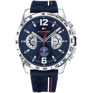 Montre Tommy Hilfiger homme acier silicone bleu- MATY