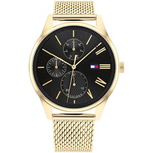 Montre Tommy Hilfiger homme acier dorÃ© jaune maille milanaise- MATY