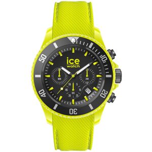 Montre Ice Watch Chrono Homme silicone jaune fluo- MATY