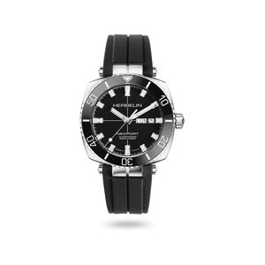 Montre Herbelin Newport Diver Automatic homme automatique acier bracelet Ã©lastomÃ¨re- MATY