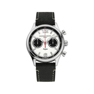 FREDERIQUE CONSTANT Montre FrÃ©dÃ©rique Constant homme chronographe automatique acier cuir noir- MATY