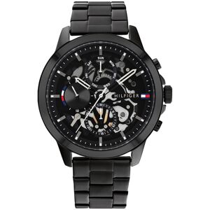 Montre Tommy Hilfiger homme bracelet acier noir- MATY