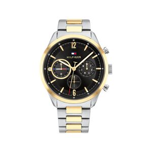 Montre Tommy Hilfiger homme acier bicolore jaune- MATY