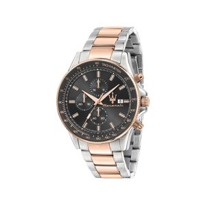 Montre MASERATI homme bracelet acier inoxydable bicolore rose- MATY - Publicité