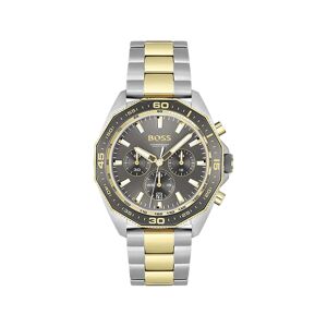 OUTLET -Montre BOSS Energy homme bracelet acier bicolore dorÃ© jaune