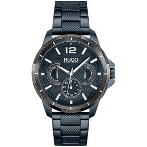 Montre HUGO Sport homme bracelet acier bleu- MATY