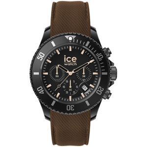 Montre ICE WATCH homme chronographe plastique bracelet caoutchouc noir- MATY