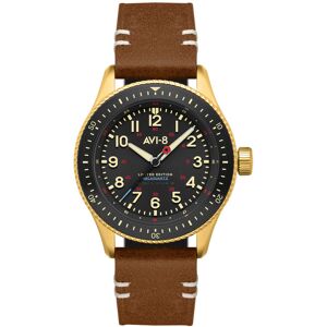 Montre AVI 8 Flyboy homme bracelet cuir marron- MATY