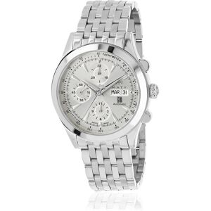 Montre MATY GM automatique chronographe cadran gris bracelet acier- MATY