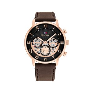 Montre TOMMY HILFIGER legend homme bracelet cuir noir- MATY