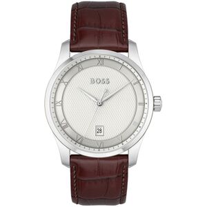 Montre BOSS business homme bracelet cuir marron- MATY