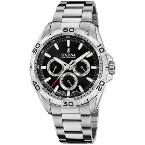 Montre FESTINA multifonction homme bracelet acier- MATY