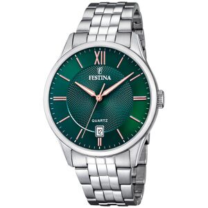 Montre FESTINA classique homme bracelet acier- MATY