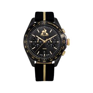 Montre LE COQ SPORTIF coq d'or homme bracelet tissu noir- MATY