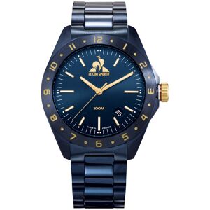 Montre LE COQ SPORTIF coq d'or homme bracelet acier inoxydable bleu- MATY