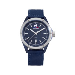 Montre LE COQ SPORTIF essentiel homme bracelet tissu bleu- MATY