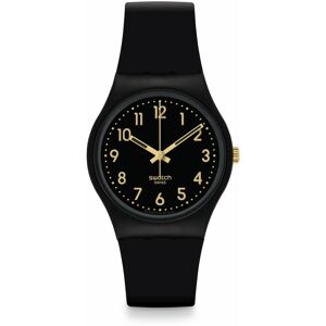 Montre SWATCH Gent biosourced Golden tac homme bracelet matériau biosourcé noir- MATY - Publicité