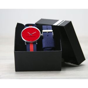 Cadeaux.com Montre duo Bleu rouge Message