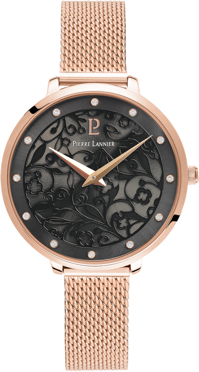 Pierre Lannier Montre Femme Pierre Lannier Eolia Acier Rosé Milanais 039L938