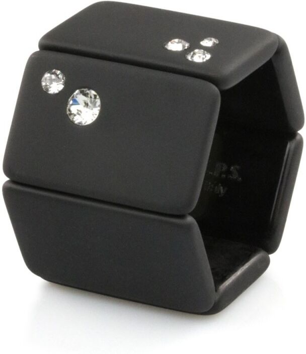 STAMPS Bracelet Elastique Montre STAMPS 102233-0100 Belta Diamond Black