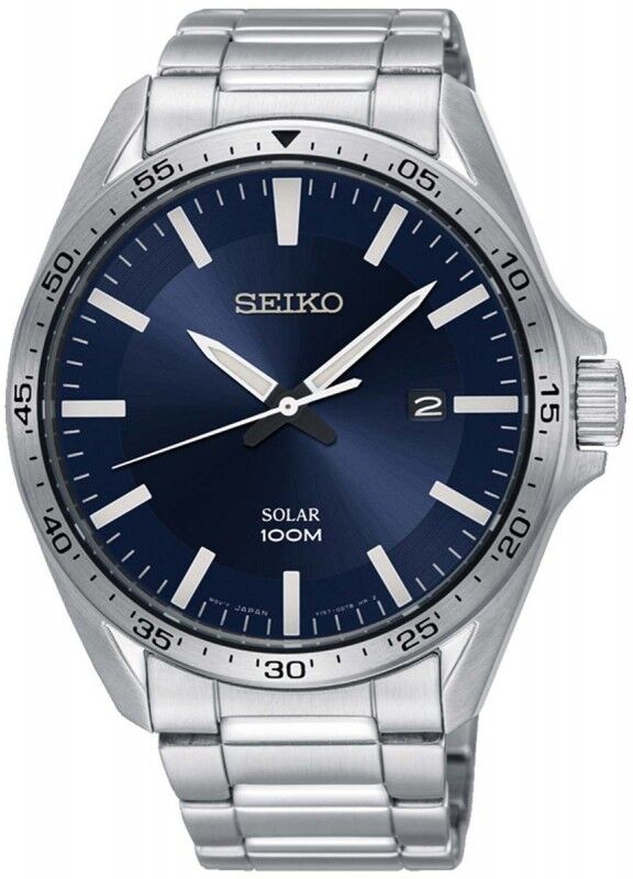 Seiko Montre Homme Solaire Acier SNE483P1