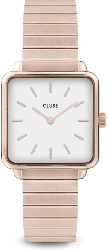 CLUSE Tétragone Single Link Montre Femme Acier Doré Rose CL60024S