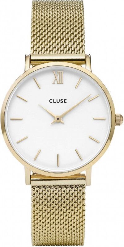 CLUSE Minuit Montre Femme Acier Doré Milanais CW0101203007