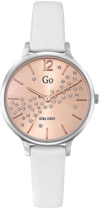 Go Girl Only Go Girl Montre Femme Acier Cuir Blanc 699306