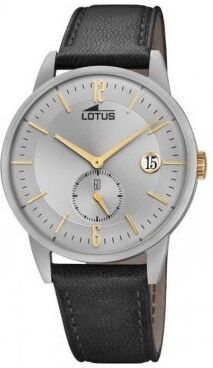 Lotus Montre Lotus homme acier cuir noir 18361/1