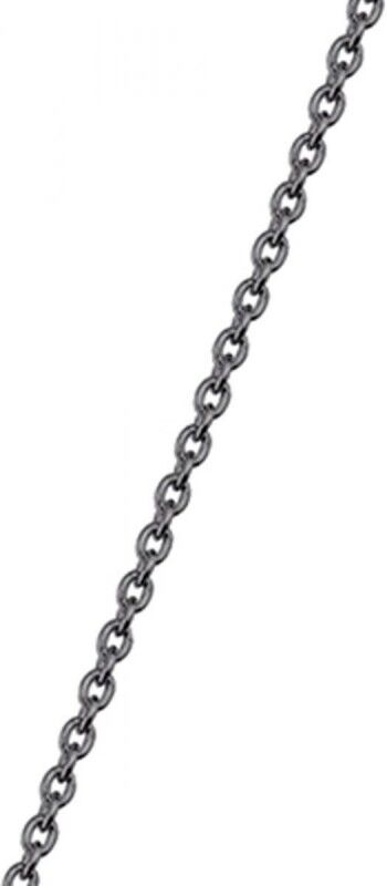 Les Georgettes Chaine Ruthémium Maille Forçat 45 cm-70311043500045