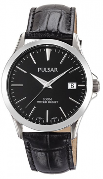 Pulsar Montre Pulsar Homme Sport Cuir Noir PS9457X1 - 100 Mètres