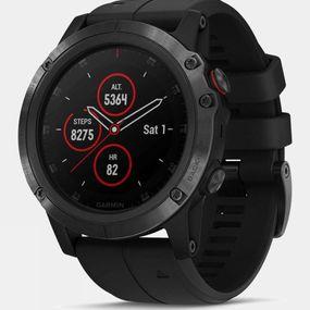 Garmin Fenix 5X Plus Sapphire Multisport GPS Watch Black/Black Size: (One Size)