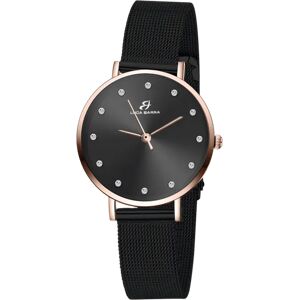 Luca Barra OROLOGIO DONNA IN ACCIAIO ROSA CON CASSA IN ACCIAIO ROSA, Nero